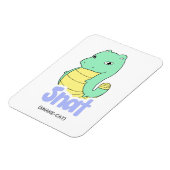 Snat (slang + kat) Schattigee flexibele magneet (Linkerzijde)