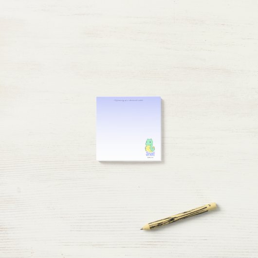 Snat (Snake + Cat) Post-it® Notes (Op bureau)