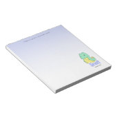 Snat (Snake + Cat) Purple Notepad Notitieblok (Schuin)