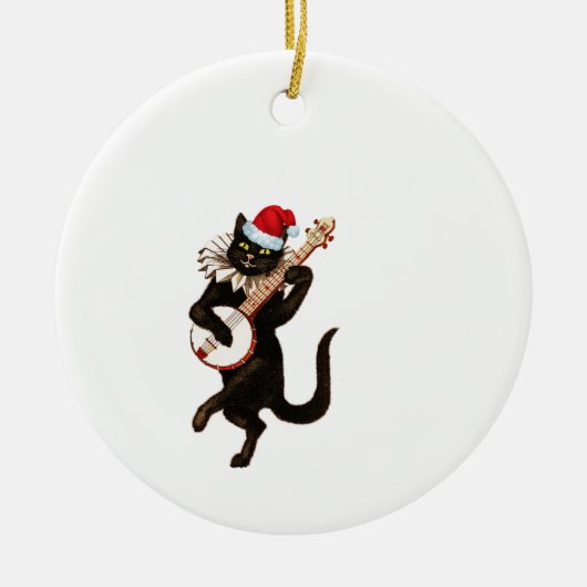 Snata Cat Keramisch Ornament (Voorkant)