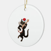 Snata Cat Keramisch Ornament (Links)