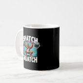 Snatch Squatch - Grappig Gewichtheffen Koffiemok (Voorkant links)