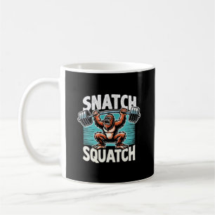 Snatch Squatch - Grappig Gewichtheffen Koffiemok