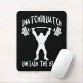 Snatchsquatch, Cartoon Big Foot, Beast, Funny Gym Muismat (Met muis)