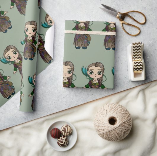 snàthdearc cadeaupapier (Crafts)