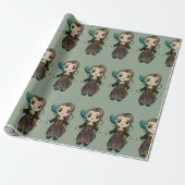snàthdearc cadeaupapier (Uitgerold)