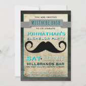 Snavel Bash Hipster Verlofsfeest Uitnodiging (Voorkant)