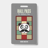 Snavel Panda Hall Pass Badge (Achterkant)