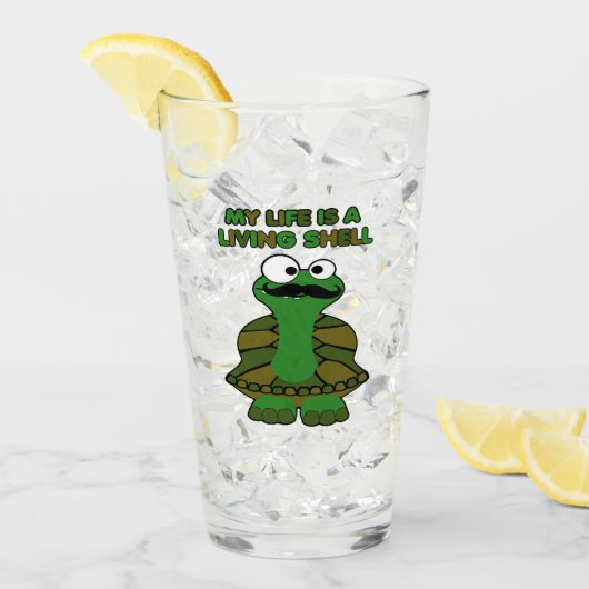 Snavel Schildpad Levende Schil Glas (Voorkant ijs)