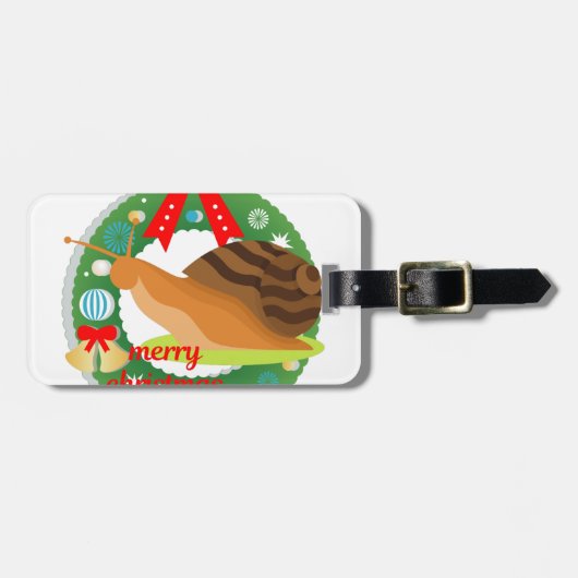 snavel voor kerst bagagelabel (Voorkant horizontaal)