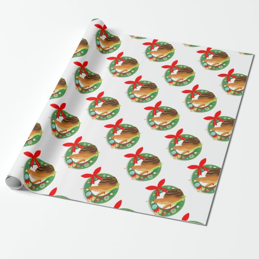 snavel voor kerst cadeaupapier (Uitgerold)