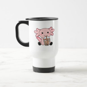 Snaxolotl Axolotl Bubble Tea Lovers Sweet Animals Reisbeker