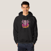 Snaxolotl Axolotl Donut Lovers Zoete dieren Hoodie (Voorkant volledig)