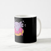 Snaxolotl Axolotl Donut Lovers Zoete dieren Koffiemok (Voorkant rechts)