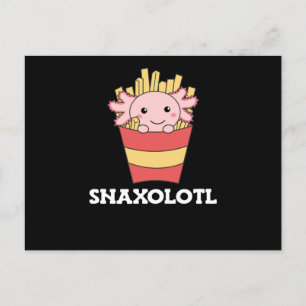 Snaxolotl Axolotl Lover Cute Animals Briefkaart