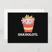 Snaxolotl Axolotl Lover Cute Animals Briefkaart (Voorkant / Achterkant)