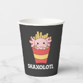 Snaxolotl Axolotl Lover Cute Animals Papieren Bekers (Voorkant)
