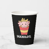 Snaxolotl Axolotl Lover Cute Animals Papieren Bekers (Voorkant)