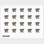 Snaxolotl Axolotl Lover Cute Animals Pizza Classic Ronde Sticker (Vel)