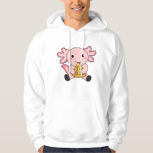 Snaxolotl Axolotl Lover Cute Animals Pizza Hoodie