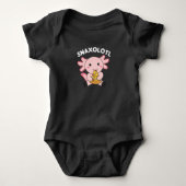 Snaxolotl Axolotl Lover Cute Animals Pizza Romper (Voorkant)