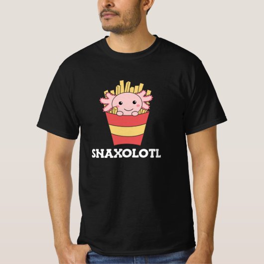 Snaxolotl Axolotl Lover Cute Animals T-shirt (Voorkant)