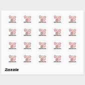 Snaxolotl Axolotl Lovers Sweet Animals Cla Ronde Sticker (Vel)