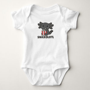 Snaxolotl Axolotl Lovers Sweet Animals Popcorn Romper