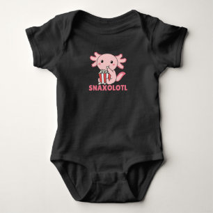 Snaxolotl Axolotl Lovers Sweet Animals Popcorn Romper