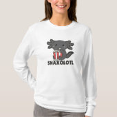 Snaxolotl Axolotl Lovers Sweet Animals Popcorn T-shirt (Voorkant)