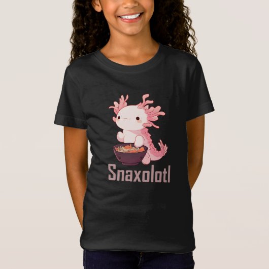 Snaxolotl Axolotl meisjes T-shirt (Voorkant)