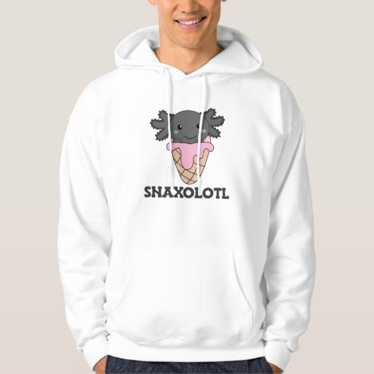 Snaxolotl Axolotl Strawberry Ice Lovers Hoodie (Voorkant)