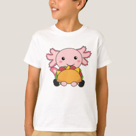 Snaxolotl Axolotl Tabak Lovers Zoete dieren T-shirt