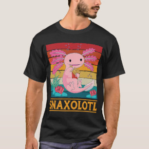 Snaxolotl Cute Axolotl French Fries Food Animal T-shirt