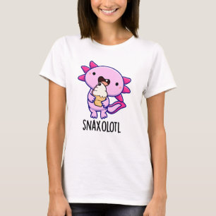 Snaxolotl Grappig Axolotl Pun T-shirt