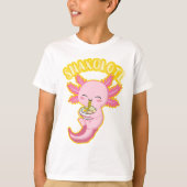 Snaxolotl Schattige Axolotl Lover Grappig Axolotl  T-shirt (Voorkant)
