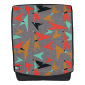 Snazzy Atomic Arrows Pattern Fifties Style Rugtassen (Voorkant)