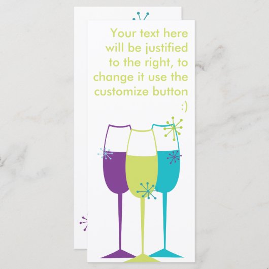 Snazzy Champagne (Voorkant / Achterkant)