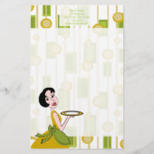 Snazzy Dinner Briefpapier (Voorkant)