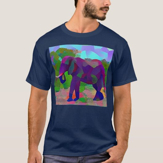 Snazzy Elephant T-shirt (Voorkant)
