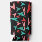 Snazzy Mid Century Moderne Arrows Seltzer Blikjeskoeler (Achterkant)