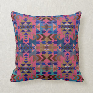 Snazzy Pink Southwestern Style Kussen