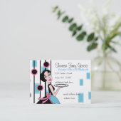 Snazzy Serving Visitekaartje (Staand voorkant)