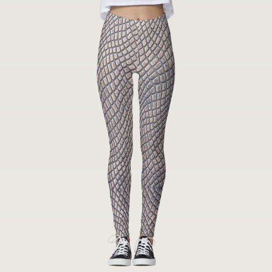 Snazzy slangenhuid leggings (Voorkant)