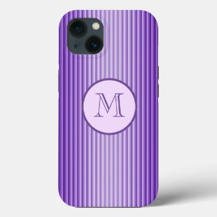 Snazzy Sophisticates Paarse Gloed Strepen Custom Case-Mate iPhone Case