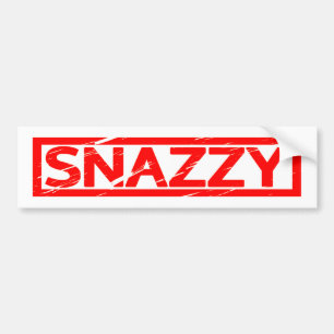Snazzy Stamp Bumpersticker