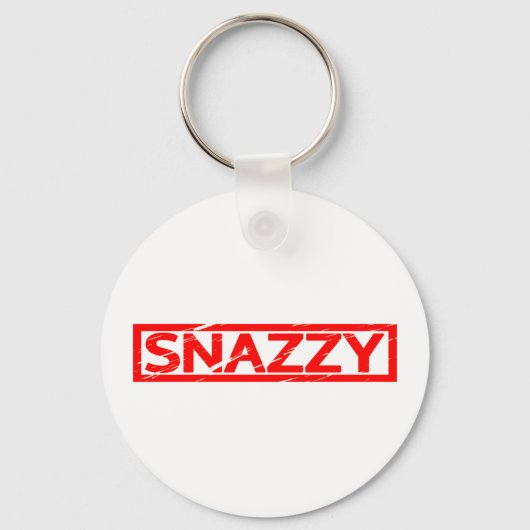 Snazzy Stamp Sleutelhanger (Voorkant)