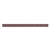 Snazzy Strawberry Pink Zebra Stripes Print Grosgrain Lint (Voorkant)
