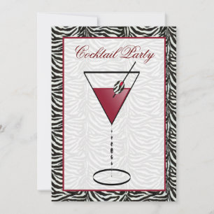 snazzy uitnodiging voor cocktailparty