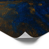 Snazzy Vrouw Varkensportret Mardi Gras Poster (Hoek)